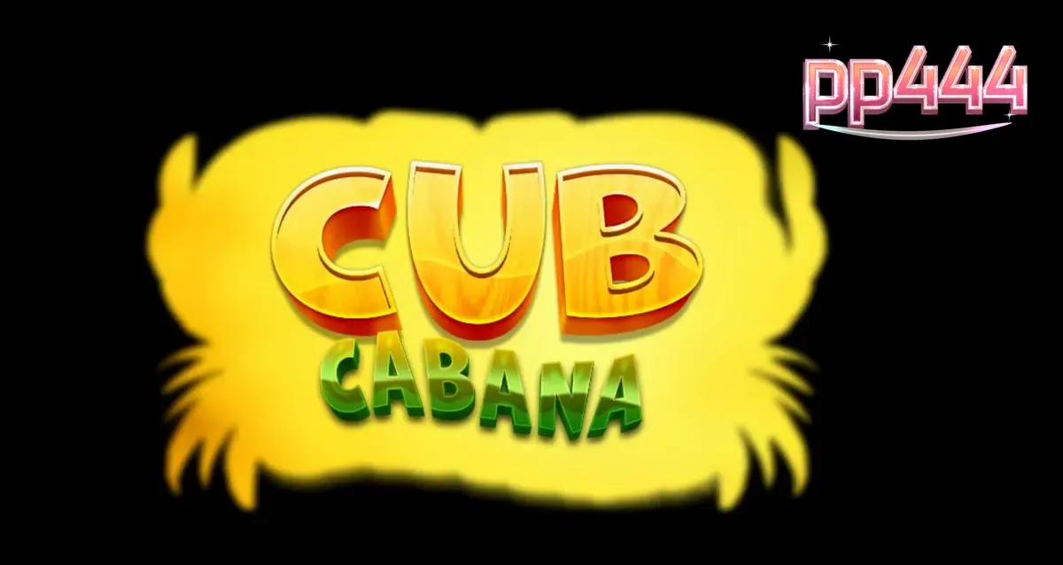 Pemandangan tropis yang cerah dan penuh warna dari permainan slot Cub Cabana